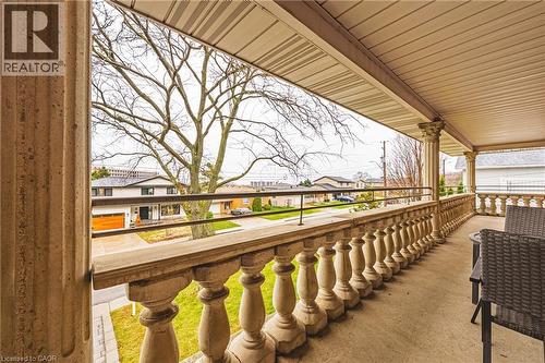 Balcony featuring a residential view - 24 Hildegard Drive, Hamilton, ON - Outdoor