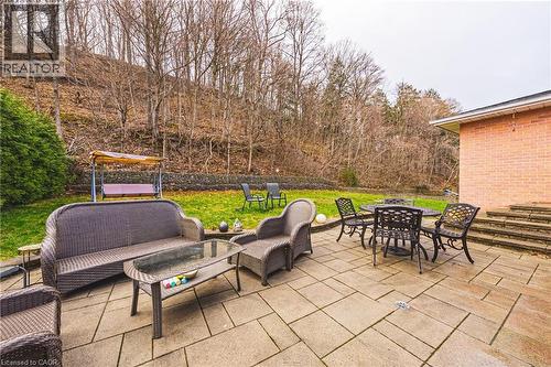 View of patio / terrace featuring an outdoor living / dining area - 24 Hildegard Drive, Hamilton, ON - Outdoor With Deck Patio Veranda