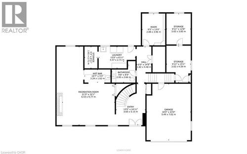View of floor plan / room layout - 24 Hildegard Drive, Hamilton, ON - Other