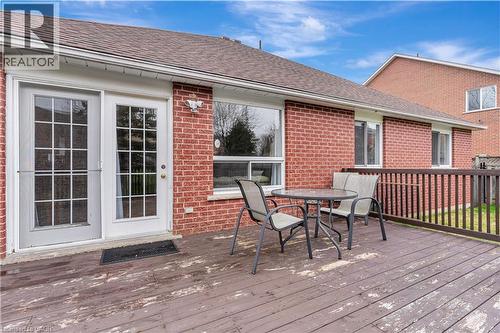6 Gowinlock Court, Cambridge, ON - Outdoor With Deck Patio Veranda With Exterior