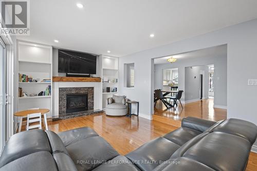 219 Switzer Avenue, Ottawa, ON - Indoor Photo Showing Living Room With Fireplace