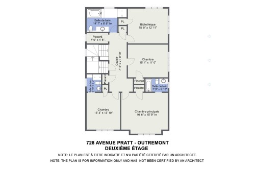 Plan (croquis) - 728 Av. Pratt, Montréal (Outremont), QC - Other