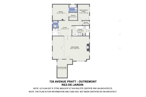 Plan (croquis) - 728 Av. Pratt, Montréal (Outremont), QC - Other