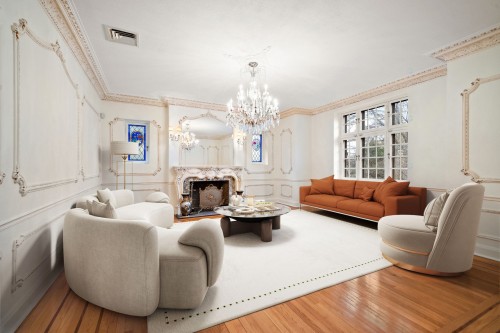 Salon - 728 Av. Pratt, Montréal (Outremont), QC - Indoor Photo Showing Living Room With Fireplace