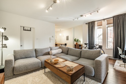 Salon - 4-5204 Rue St-Denis, Montréal (Le Plateau-Mont-Royal), QC - Indoor Photo Showing Living Room