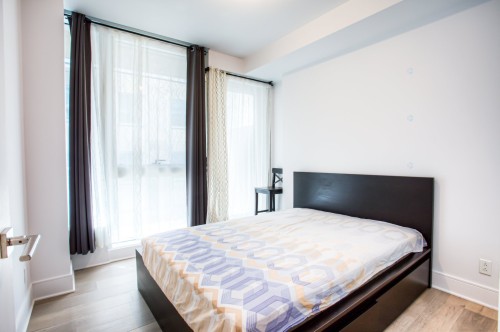 Master Bedroom - 1704-1188 Av. Union, Montréal (Ville-Marie), QC - Indoor Photo Showing Bedroom