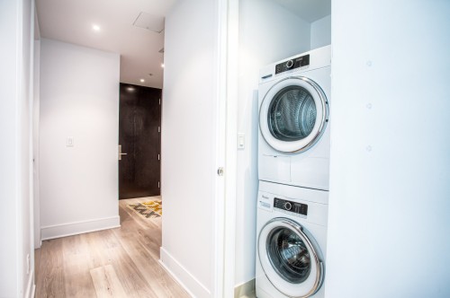 Laundry - 1704-1188 Av. Union, Montréal (Ville-Marie), QC - Indoor Photo Showing Laundry Room