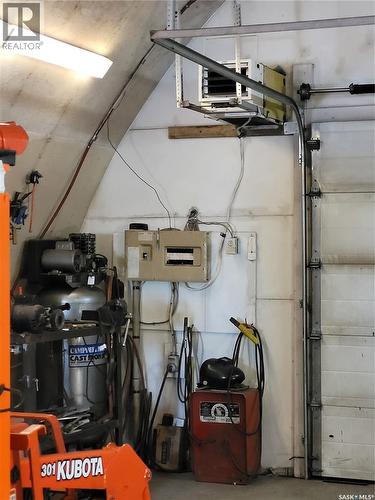 Gonsch Acreage, Longlaketon Rm No. 219, SK - Indoor Photo Showing Garage