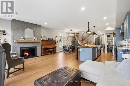 28 King George Street, Ottawa, ON - Indoor Photo Showing Living Room With Fireplace
