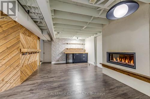 64 Templewood Drive, Kitchener, ON - Indoor Photo Showing Living Room With Fireplace