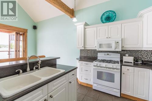 400 Mccarrel Lake Rd, Echo Bay, ON - Indoor Photo Showing Kitchen With Double Sink