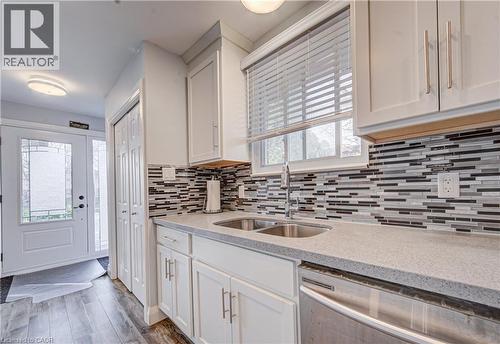 141 Mooregate Crescent, Kitchener, ON - Indoor Photo Showing Kitchen With Double Sink