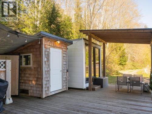 1819 Roberts Road, Powell River, BC - Outdoor With Deck Patio Veranda With Exterior