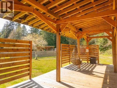 1819 Roberts Road, Powell River, BC - Outdoor With Deck Patio Veranda With Exterior