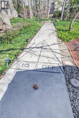 View of back yard featuring shuffleboard - 564 Glen Manor Boulevard, Waterloo, ON - Outdoor