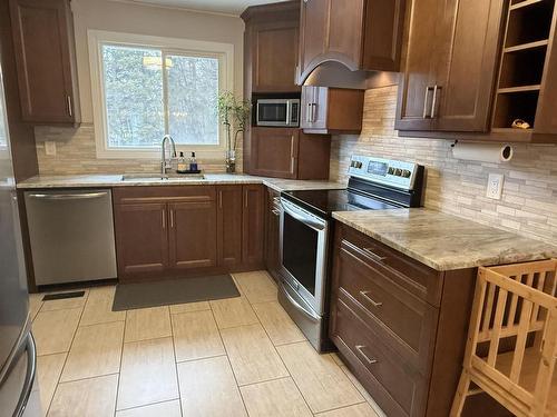 2031 Murphy Ave, Thunder Bay, ON - Indoor Photo Showing Kitchen With Double Sink