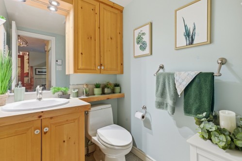 Powder room - 215-778 Rue Principale, Saint-Sauveur, QC - Indoor Photo Showing Bathroom