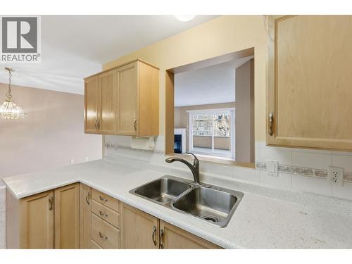 3850 Brown Road Unit# 203, West Kelowna, BC - Indoor Photo Showing Kitchen With Double Sink