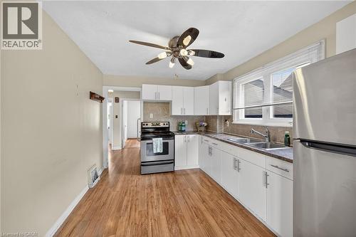 163 Rosedale Avenue, Hamilton, ON - Indoor Photo Showing Kitchen With Double Sink