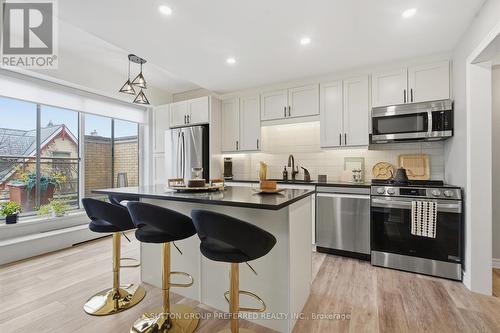 310 - 250 Sydenham Street, London East (East B), ON - Indoor Photo Showing Kitchen With Stainless Steel Kitchen With Upgraded Kitchen