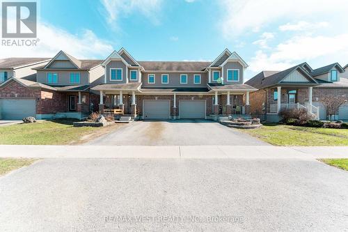 110 Banting Crescent, Essa, ON - Outdoor With Deck Patio Veranda With Facade