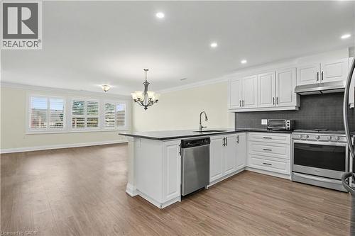 22 Sister Kern Terrace, Hamilton, ON - Indoor Photo Showing Kitchen With Upgraded Kitchen