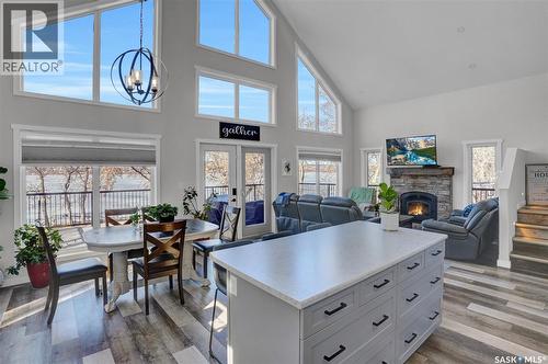 335 Daniel Drive, North Grove, SK - Indoor With Fireplace