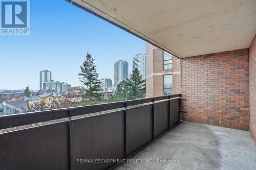 606 - 222 Jackson Street W, Hamilton, ON - Outdoor With Balcony With Exterior