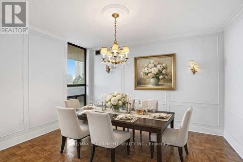 606 - 222 Jackson Street W, Hamilton, ON - Indoor Photo Showing Dining Room