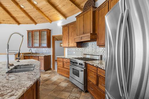3584 St. Mary Lake Road, Kimberley, BC - Indoor Photo Showing Kitchen With Double Sink With Upgraded Kitchen