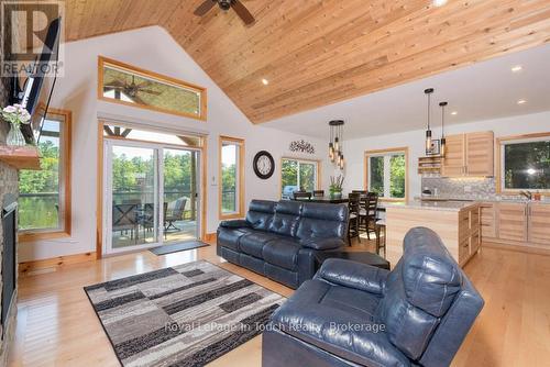 Open Concept Living Room, Dining Room, Kitchen - 149 John Buchler Road, Georgian Bay (Baxter), ON - Indoor Photo Showing Living Room