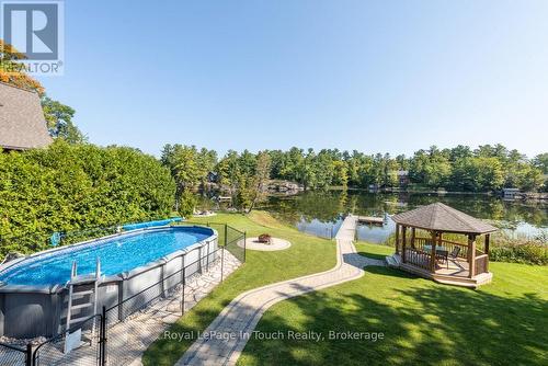 149 John Buchler Road, Georgian Bay (Baxter), ON - Outdoor With Above Ground Pool