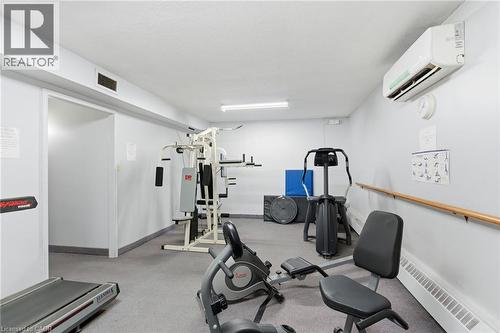 222 Jackson Street W Unit# 606, Hamilton, ON - Indoor Photo Showing Gym Room