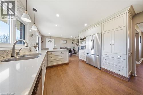 9639 Sideroad 27 Sideroad, Erin, ON - Indoor Photo Showing Kitchen With Double Sink With Upgraded Kitchen