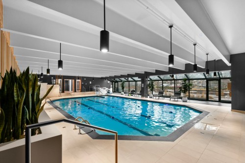 Piscine - 703-3 Boul. Simard, Saint-Lambert, QC - Indoor Photo Showing Other Room With In Ground Pool