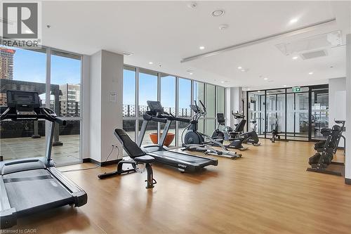 60 Charles Street W Unit# 1904, Kitchener, ON - Indoor Photo Showing Gym Room