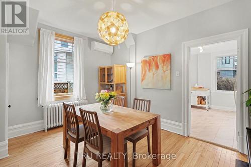 Large dining rm open to living extends to kitchen - 49 Newton Street, Ottawa, ON - Indoor Photo Showing Dining Room