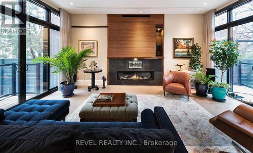 Main Level Living Room - 90 Powell Avenue, Ottawa, ON - Indoor Photo Showing Living Room With Fireplace