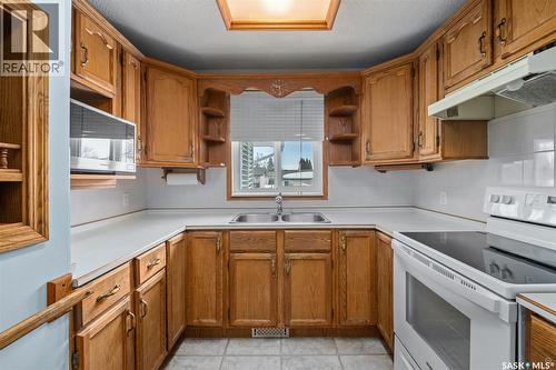 3113 Dunn Drive, Prince Albert, SK - Indoor Photo Showing Kitchen With Double Sink