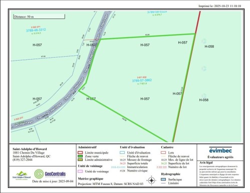 Extérieur - Ch. De L'Héritage, Saint-Adolphe-D'Howard, QC 