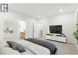 Virtually enhanced - primary bedroom - 