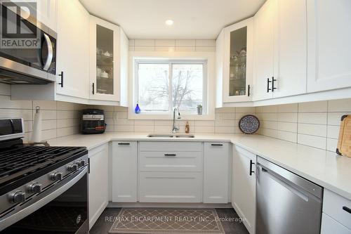 316 Cranbrook Drive, Hamilton, ON - Indoor Photo Showing Kitchen With Double Sink