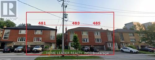 3 semis: income + EHON/MTSA redevelopment upside - 481 Wilson Avenue, Toronto, ON 