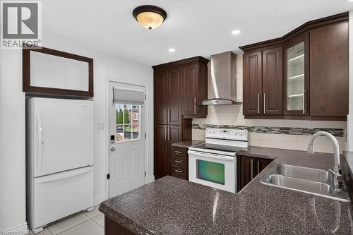 299 Britannia Avenue, Hamilton, ON - Indoor Photo Showing Kitchen With Double Sink