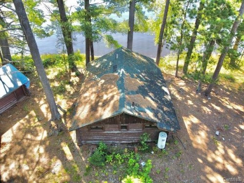 Photo aérienne - 6215 Ch. Crescent Lodge, Témiscaming, QC - Outdoor With Body Of Water With View