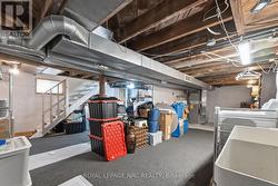 basement with storage and laundry - 