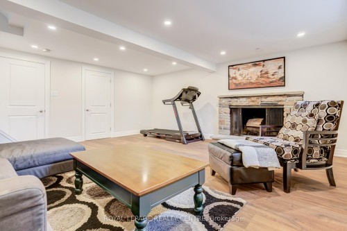 2590 Bromsgrove Road, Mississauga, ON - Indoor With Fireplace