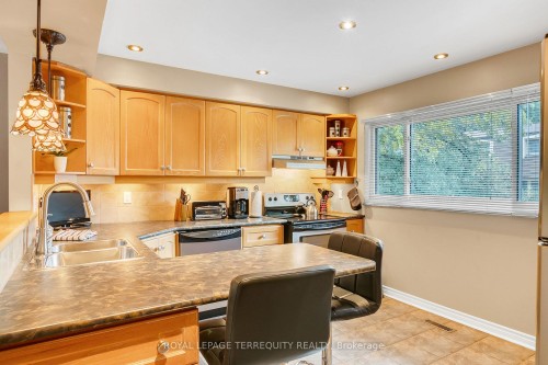 74 Silver Shadow Path, Toronto, ON - Indoor Photo Showing Kitchen With Double Sink