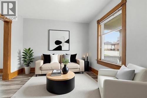 Virtual Staging - 12 Todd Street, Cambridge, ON - Indoor Photo Showing Living Room