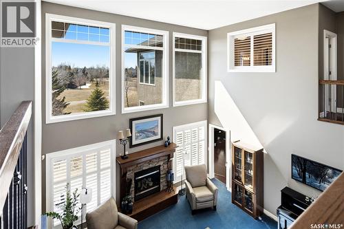 1514 Lakeridge Drive N, Regina, SK - Indoor With Fireplace